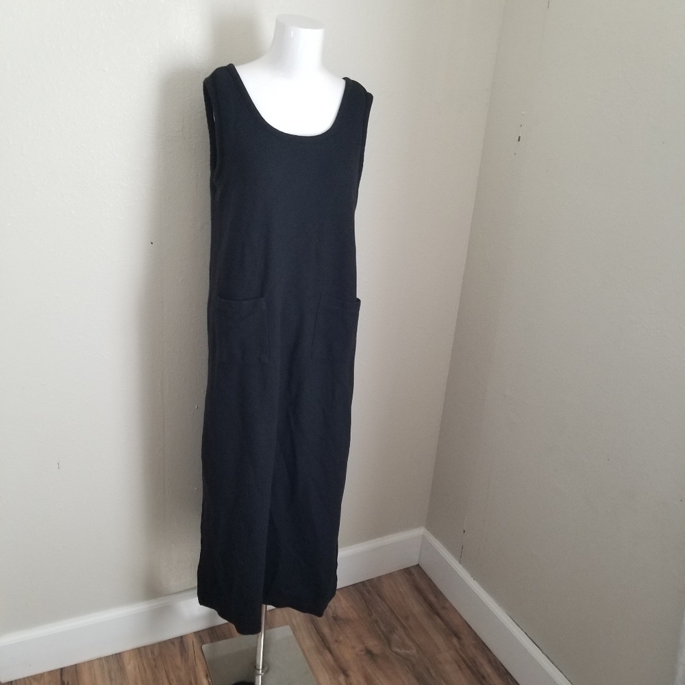 Project Vintage Black Midi Dress
